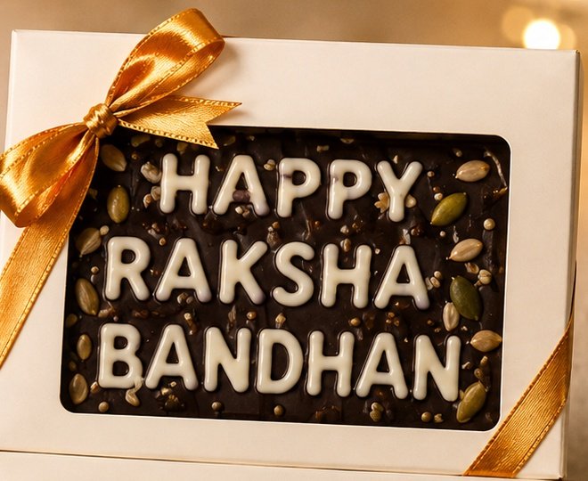 Raksha Bandhan chocolate bar gift box